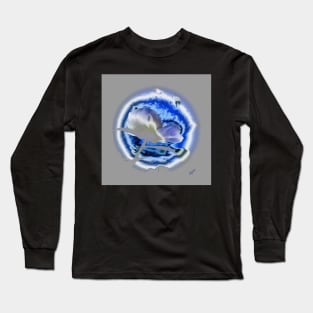 "Moon Song' digital art product Long Sleeve T-Shirt